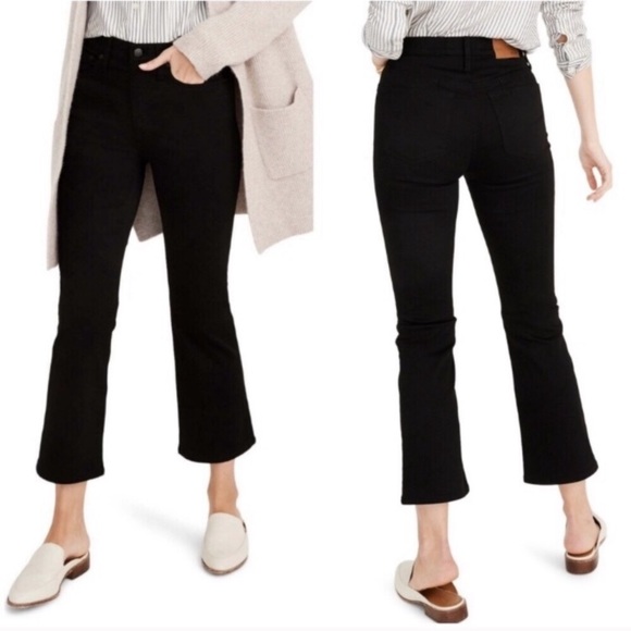 cali high waist crop demi boot jeans